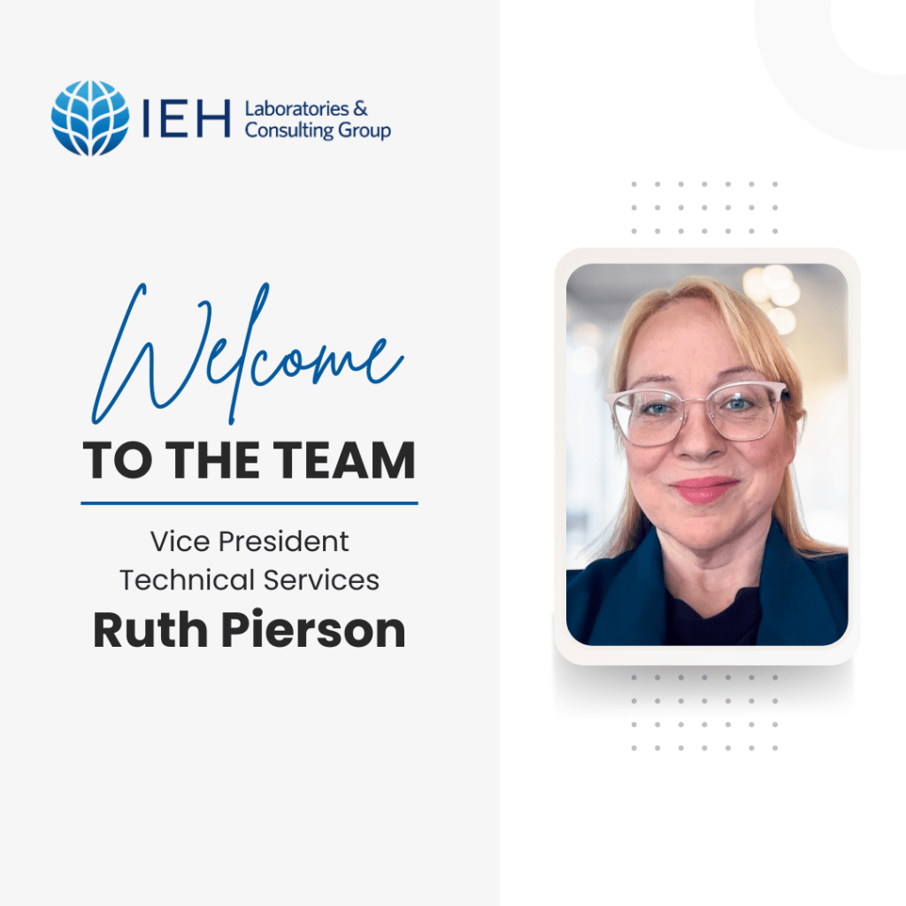 Portrait of IEH welcoming Ruth Pierson